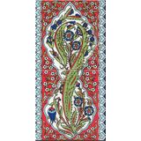 Armada Çini 20X40 cm ED 160 Karanfil Hançer Eldekoru Çini Pano
