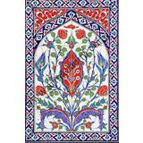 Armada Çini 40X60 Cm Ed 507 Kırmızı Göbekli Eldekoru Çini Pano