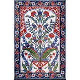 Armada Çini 40X60 Cm Ed 510 Yeşil Hançerli Eldekoru Çini Pano