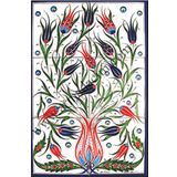 Armada Çini 40X60 Cm Ed 522 Lalezar Eldekoru Çini Pano