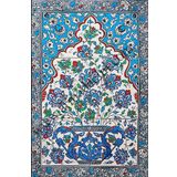 Armada Çini 40X60 Cm Ed 607 Mavi Saksılı Eldekoru Çini Pano