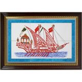 Armada Çini 40x60 cm ED 666 Fetih Kalyon Çini Pano