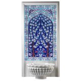 Armada Çini 60X100 Cm Ed 622 Kobalt Hayatağacı Çini Pano
