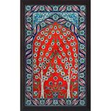 Armada Çini 60X100 Cm Ed 623 Kırmızılı Hayatağacı Çini Pano