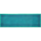 Armada Çini 7x21 cm Düz Turkuaz Desenli Çini Seramik Karo