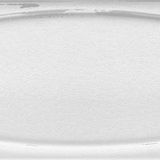 Armada Çini 7x21 cm Elips Beyaz Desenli Çini Seramik Karo