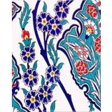 Armada Çini Ac 1013 20x25 cm Karanfil Desenli Çini Seramik Karo