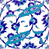 Armada Çini Ac 32 20x20 cm Selçuklu Mavi Beyaz Kütahya Çini Karo