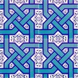 Armada Çini Ac 6 20x20 cm Selçuklu Turkuaz Zincir Geçme Çini Karo