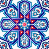 Armada Çini Ac 72 20x20 cm Selçuk Yıldızı Geometrik Çini Karo