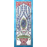 Armada Çini ED-702 40X100 Cm Göbekli Eldekoru Çini Pano