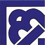 Armada Çini KSK 20K 10x10 cm Kobalt Zincir Desen Çini Bordür Köşe
