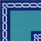 Armada Çini KSK 60 10x10 cm Zincir Desenli Modern Çini Bordür Köşe