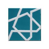 Armada Çini SP 100 20x20 cm Mavi Beyaz Desenli Kütahya Çinisi