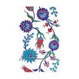 Armada Çini SP 405 25x40 cm Desenli İznik Lale Karanfil Çini Karo
