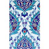 Armada Çini SP 417 25x40 cm Mavi Göbekli Kütahya İznik Çini Karo
