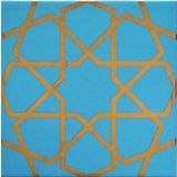 Armada Çini SP 89 20x20 cm Turkuaz Metalik Kütahya Çini Karo