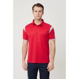 Armadillo Allium Polo Yaka Tişört - Nefes Alabilir, Hafif ve Konforlu Outdoor Tişört - XL - Kırmızı - Gri
