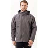 Armadillo Davraz 3N1 Parka – Çıkarılabilir İç Montlu, Suya & Rüzgâra Dayanıklı, Kışlık Erkek Parka - Gri