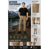 Armadillo Erciyes Outdoor Esnek Dayanıklı Pantolon - 2XL - Açık Vizon