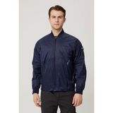 Armadillo Morino Jacket Erkek Klasik Bomber Ceket Fermuarlı Kumaş Rahat Kesim - Lacivert