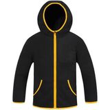 Armadillos Erkek ve Kız Çocuk Polar Kapüşonlu Fermuarlı Sweatshirt - 6 Yaş - 031-Siyah