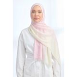 ARMANDA PURE COMFORT VİSKOZ ŞAL - PEMBE-EKRU