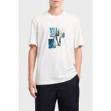 Armani Exchage Baskılı Pamuk Regular Fit Bisiklet Yaka T Shirt Erkek T Shirt XM000269 AF12112 U0009 - Beyaz - XL