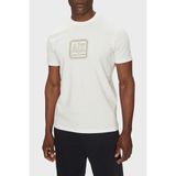 Armani Exchage Kabartmalı Logo Baskılı Pamuklu Regular Fit Bisiklet Yaka T Shirt Erkek T Shirt XM000545 AF10361 U0009 - Beyaz - 2XL