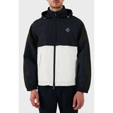 Armani Exchance Renk Bloklu Regular Fit Çıkarılabilir Kapüşonlu Ceket Erkek Ceket XM000190 AF12012 MB071 - Lacivert - Beyaz