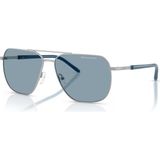 Armani Exchange 0AX2057S 602080 59 Erkek Güneş Gözlüğü - Gümüş