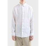 Armani Exchange% 100 Keten Regular Fit Düz Yaka Gömlek Erkek GÖMLEK XM001221 AF14619 U0001