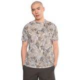 Armani Exchange% 100 Pamuk Normal Kalıp Bisiklet Yaka Desenli T Shirt Erkek T SHİRT XM002502 AF10358 F1146