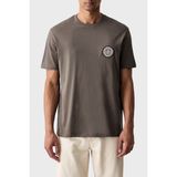 Armani Exchange % 100 Pamuk Regular Fit Bisiklet Yaka T Shirt Erkek T Shirt XM003078 AF10361 U6125 - Kahve