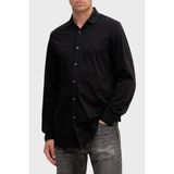 Armani Exchange % 100 Pamuk Regular Fit Klasik Yaka Gömlek Erkek Gömlek XM001370 AF10364 UC001 - Siyah