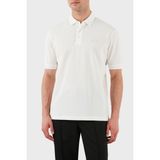 Armani Exchange % 100 Pamuk Regular Fit Polo Yaka T Shirt Erkek Polo Yaka T Shirt XM000330 AF10366 U0009 - Beyaz - 2XL