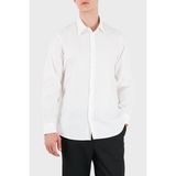 Armani Exchange % 100 Pamuk Regular Fit Uzun Kollu Gömlek Erkek Gömlek XM003384 AF28566 F0230 - S - Beyaz
