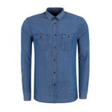 Armani Exchange 6ZZC38 Z1GDZ 1500 Mavi Erkek Gömlek