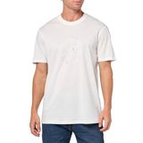 Armani Exchange Aix Erkek Circle Stud Logolu Tişört, Kırık beyaz, XL-XXL