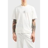 Armani Exchange Armani Exchage % 100 Pamuk Regular Fit Bisiklet Yaka Logolu T Shirt Erkek T Shirt XM000363 AF12308 U0009 - Beyaz