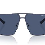 Armani Exchange AS2050s Aviator Güneş Gözlüğü, Mat Mavi/Koyu Mavi, 60 mm