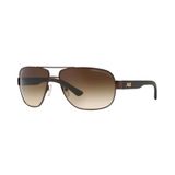 Armani Exchange AX2012S 605813 Mat Kahverengi Erkek Güneş Gözlüğü