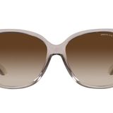 Armani Exchange AX4029S Oval Şeffaf Tundra Gradyan Kahverengi Kadın Güneş Gözlüğü