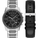 Armani Exchange AX7181SET Erkek Kol Saati ve Yedek Kordon - Altın - Metalik Gri