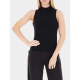 Armani Exchange Balıkçı Yaka Kolsuz Kazak, S, XW001318 AF16619, Siyah, Kadın