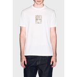 Armani Exchange Baskılı Pamuklu Regular Fit Bisiklet Yaka T Shirt Erkek T Shirt XM002501 AF10356 U0009 - Ekru - 2XL