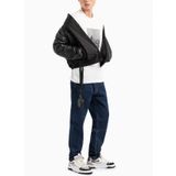 Armani Exchange Bisiklet Yaka Baskılı Ekru Erkek T-Shirt 6DZTLD ZJ9JZ 1116
