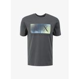 Armani Exchange Bisiklet Yaka Baskılı Haki Erkek T-Shirt 3DZTJB ZJBYZ 1839