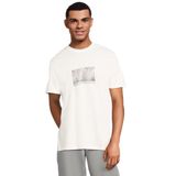 Armani Exchange Bisiklet Yaka Baskılı Kırık T-Shirt, M, XM000269 AF12112 U0009, BEYAZ, Erkek