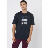 Armani Exchange Bisiklet Yaka Baskılı Lacivert Erkek T-Shirt 6DZTJS ZJA5Z 1510